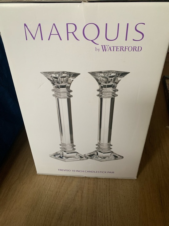 Waterford Other - Waterford Marquis Clear Crystal Candlestick Pair